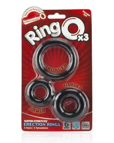 Screaming O Anal Ringo X3 Black Each