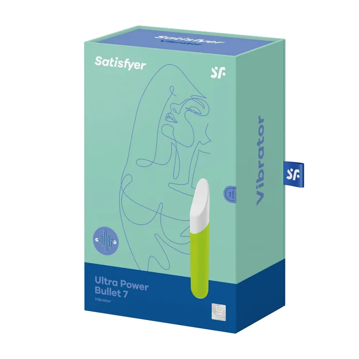 Ultra Power Bullet 7 Green Satisfyer Female Sex Toys