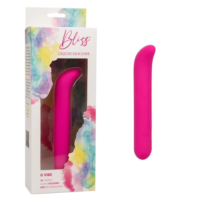 Vibrators CalExotics Bliss Liquid Silicone G Vibe Pink