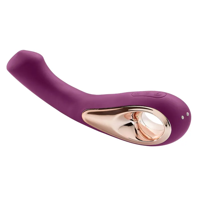 Vibrators Cloud 9 Novelties Pro Sensual Roller Touch TriFunction GSpot Curved Form Plum