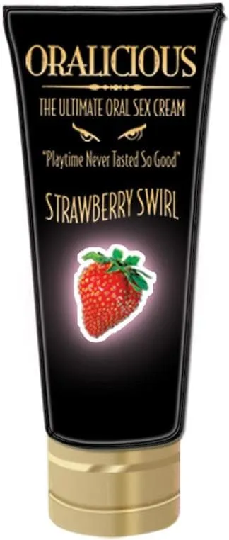 Vibrators Hott Products Oralicious Strawberry Swirl 2 Fl Oz