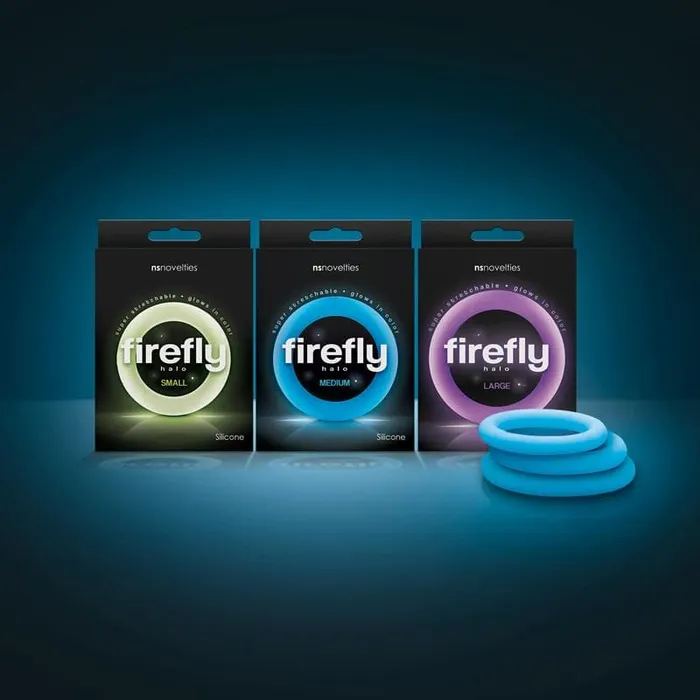 Vibrators nsnovelties Firefly Halo Small Blue