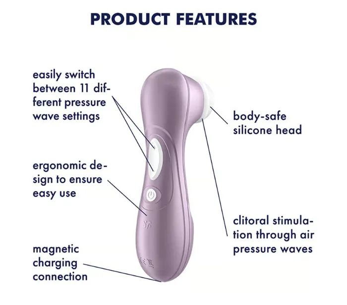 Vibrators Satisfyer Satisfyer Pro 2 Air Pulse Stimulator Violet