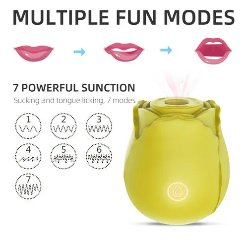 Vibrators Yellow Rose Vibrator 3ZToyBox