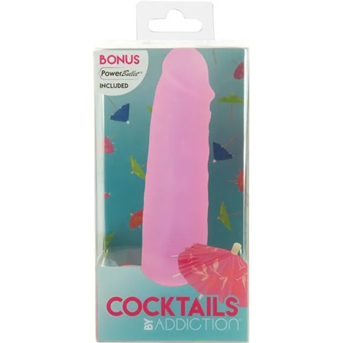 Addiction Dildos Cocktails Dildo Purple Cosmo 55in