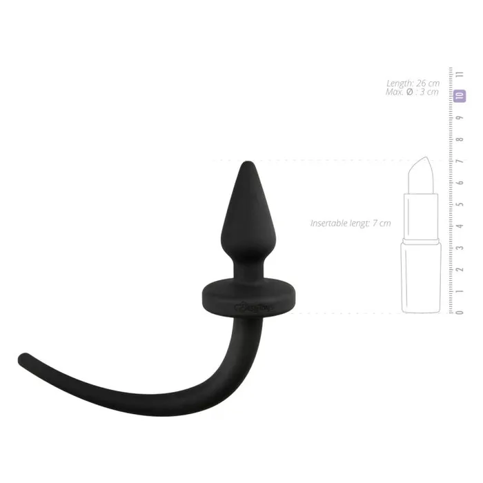 Anal Fetish Collection Dog Tail Plug Taper Small