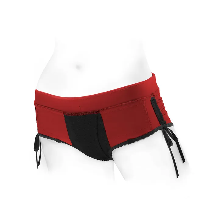 Anal Spareparts Sasha Harness Nylon RedBlack SpareParts HardWear