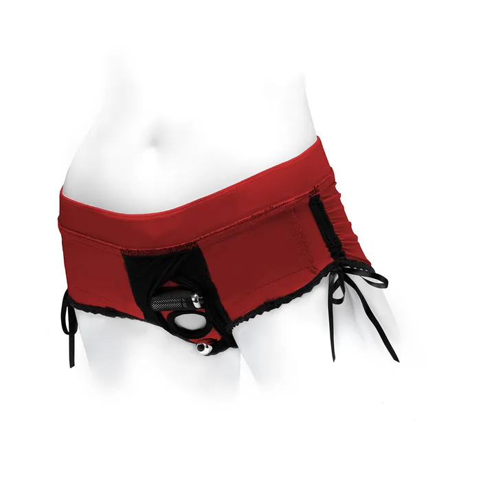 Anal Spareparts Sasha Harness Nylon RedBlack SpareParts HardWear