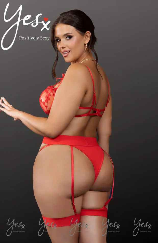 Anal YesX YesX YX845Q Red Bra Set