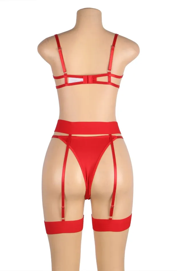 Anal YesX YesX YX845Q Red Bra Set