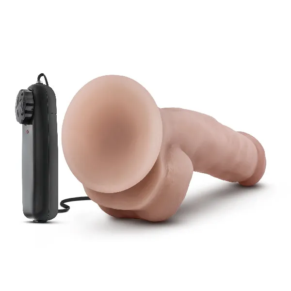 Blush Female Sex Toys Dr Skin Dr Jay 875 Inch Vibrating Cock with Suction Cup Vanilla