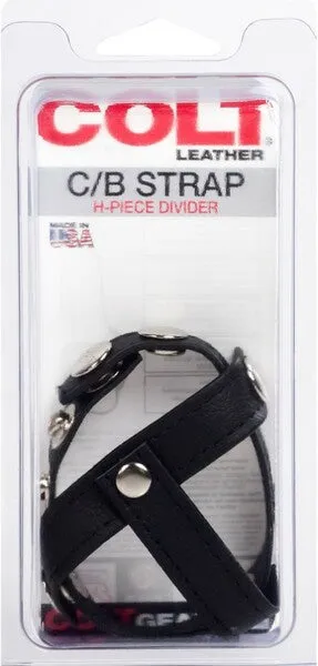 California Exotic Novelties Leather Cb Strap Hpiece Divider Couples