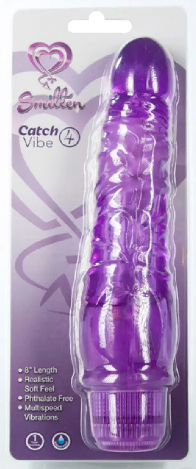 Catch Vibe 4 Purple Sex Toy Adult Pleasure Smitten Vibrators