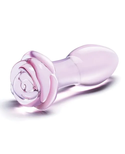 Electric Eel Inc Anal 5 Rosebud Glass Butt Plug