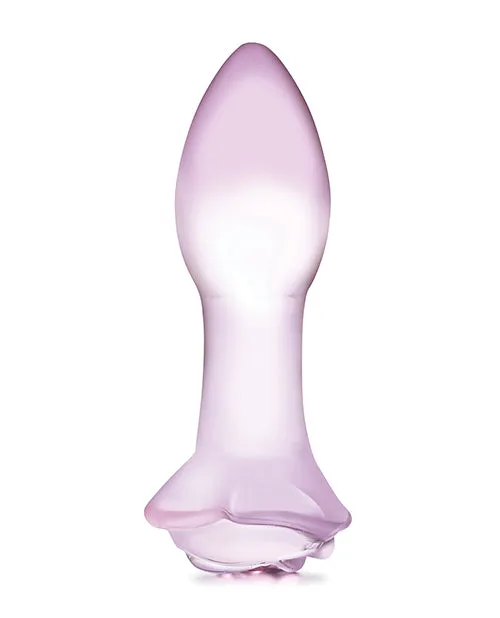 Electric Eel Inc Anal 5 Rosebud Glass Butt Plug