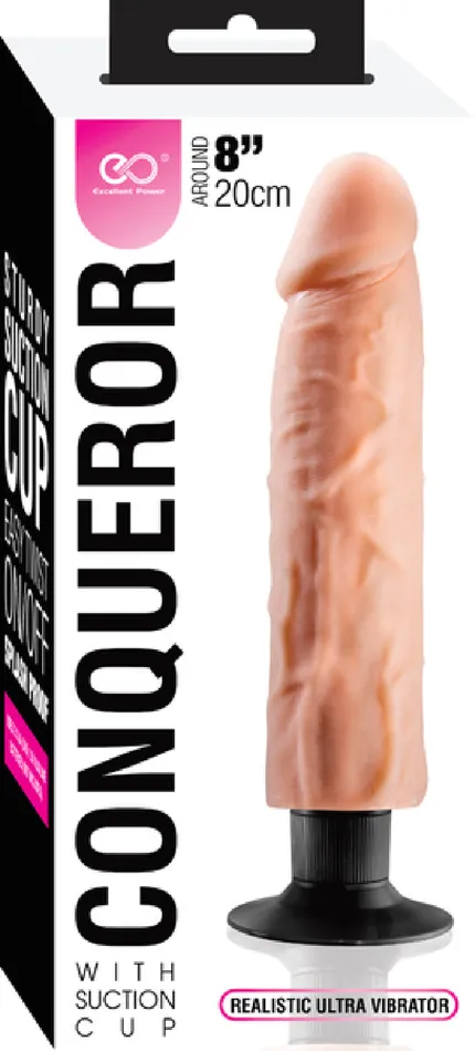 Excellent Power 8 Vibrating Dong Flesh Dildos