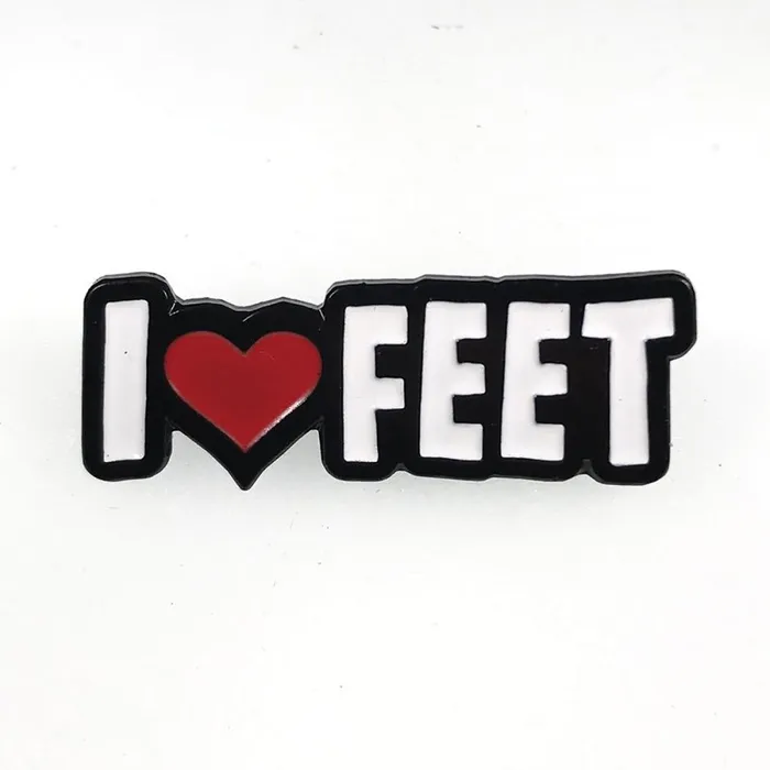 Female Sex Toys Foot Fetish Enamel Pins Geeky Kinky