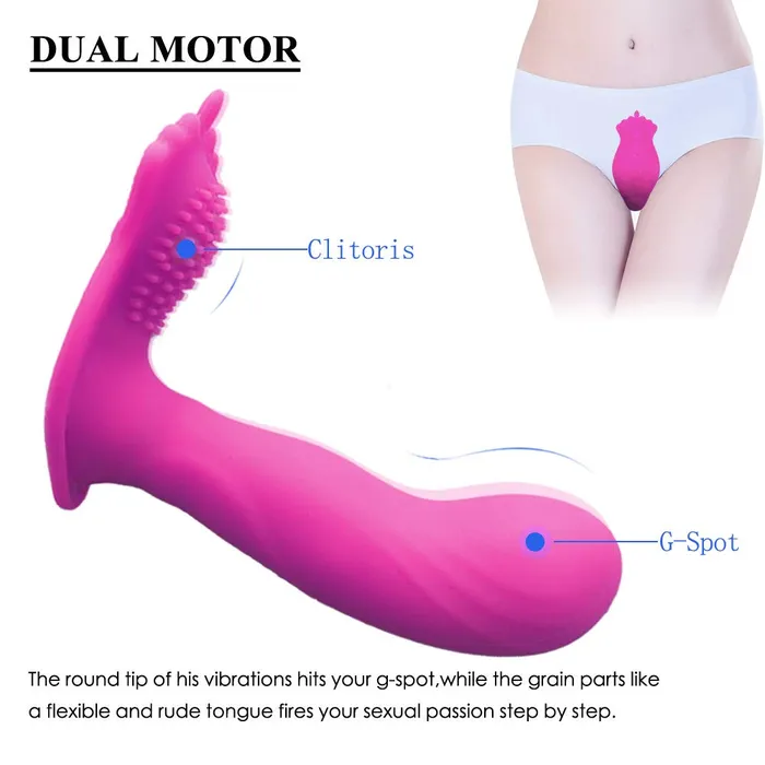 Female Sex Toys Javaughn69ways Silicone Wireless Remote Vibrator For Him or Her