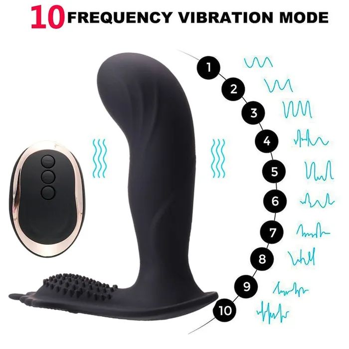 Female Sex Toys Javaughn69ways Silicone Wireless Remote Vibrator For Him or Her