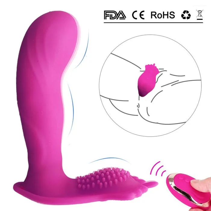 Female Sex Toys Javaughn69ways Silicone Wireless Remote Vibrator For Him or Her