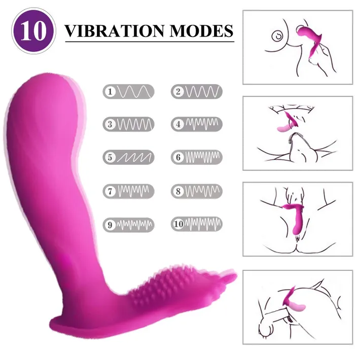 Female Sex Toys Javaughn69ways Silicone Wireless Remote Vibrator For Him or Her