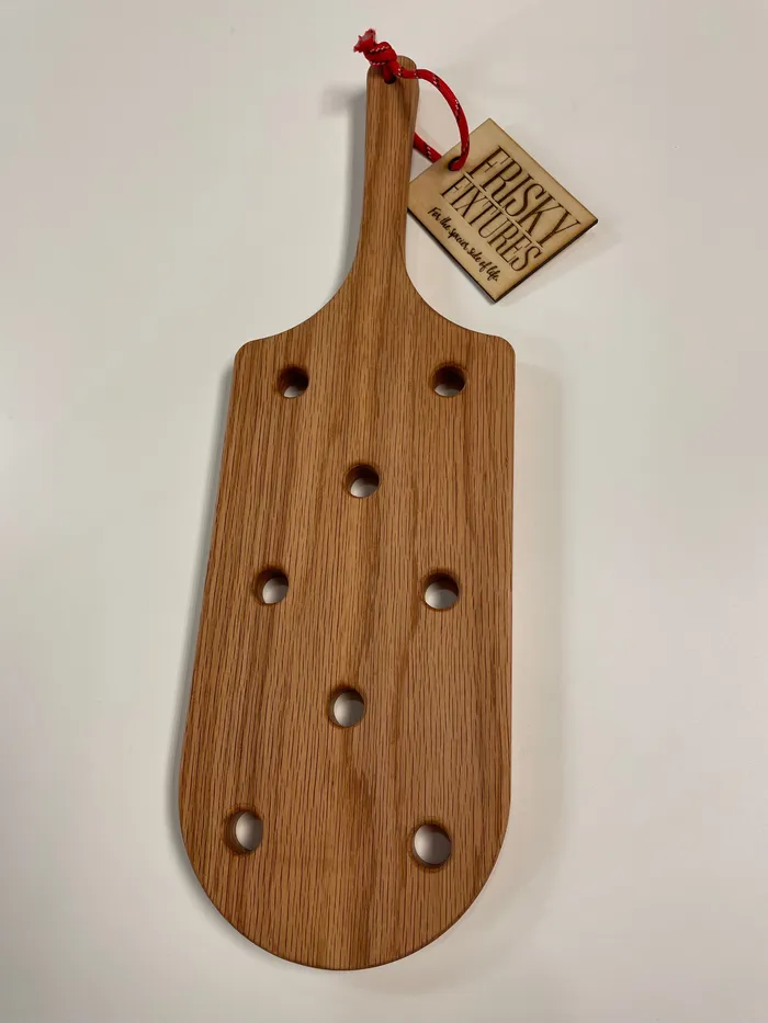 Frisky Fixtures Vibrators Solid Oak Wooden Paddles