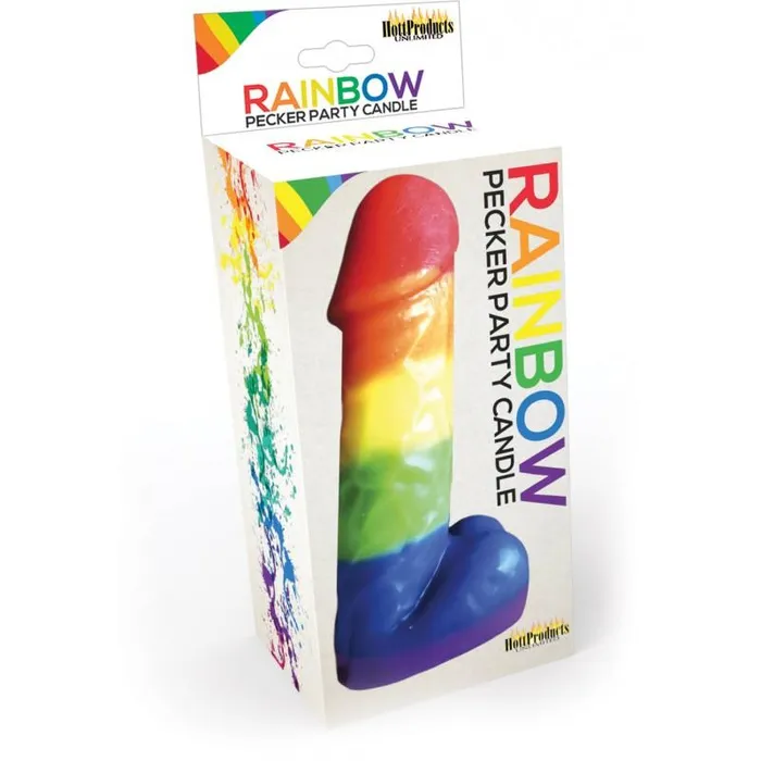 Hott Products Anal Rainbow Pecker Party Candle