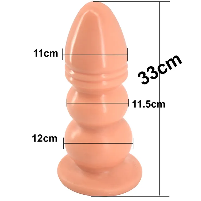 Huge Anal Plug Flesh FAAK Male Sex Toys