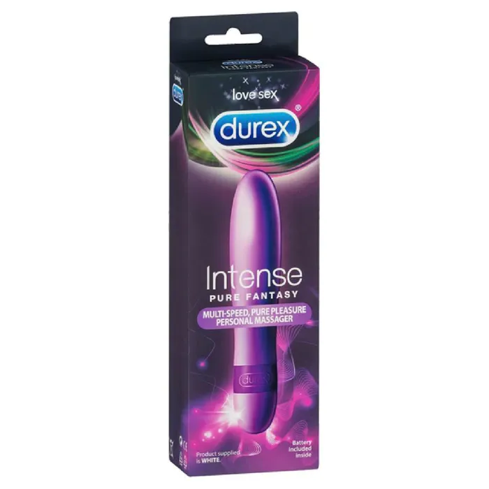 Intense Pure Fantasy Vibe Purple Sex Toy Adult Pleasure Durex Vibrators