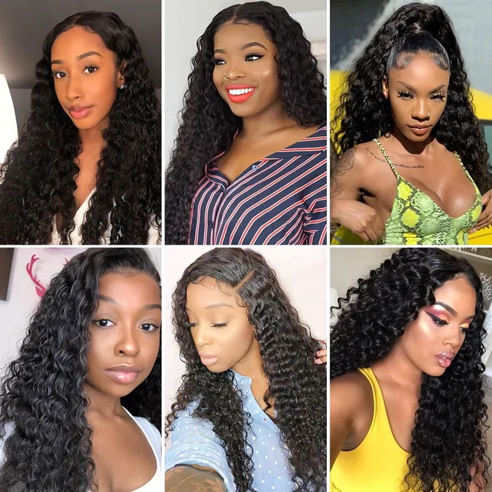 Javaughn69ways Anal 360 Lace Frontal Wig 28 30 Inch Water Wave Brazilian Human Hair 180 Density