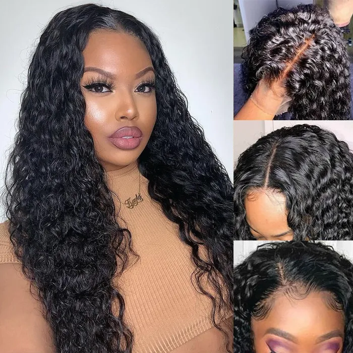 Javaughn69ways Anal 360 Lace Frontal Wig 28 30 Inch Water Wave Brazilian Human Hair 180 Density