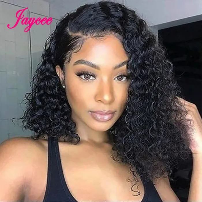 Javaughn69ways Couples Brazilian Curly Bob Human Hair Lace