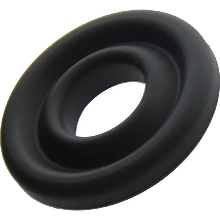 Luvpump Anal Silicone Donut Cushion Black for Pump Cylinder 215in 25in Dia