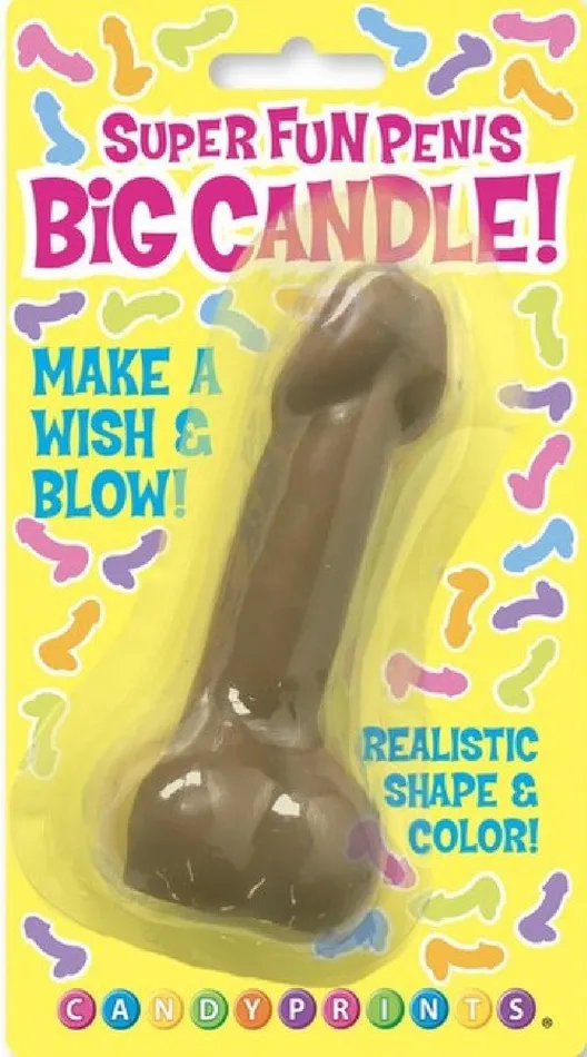 Male Sex Toys Candy Prints Super Fun Penis Candles