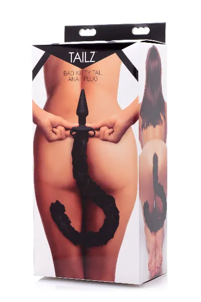 Male Sex Toys XR Brands Bad Kitty Silicone Cat Tail Anal Plug