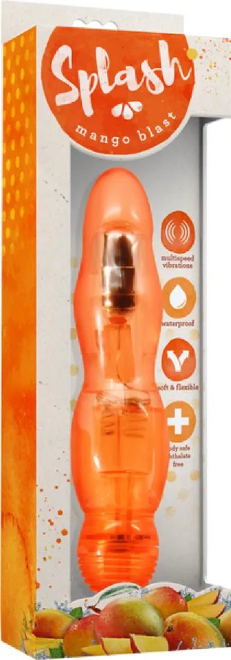 Mango Blast Multi Function Vibrator Sex Toy Adult Pleasure Waterproof Orange Blush Novelties Vibrators