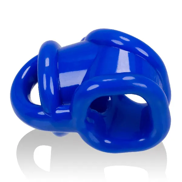 OxBalls Vibrators Ballsling Ball Split Sling Police Blue