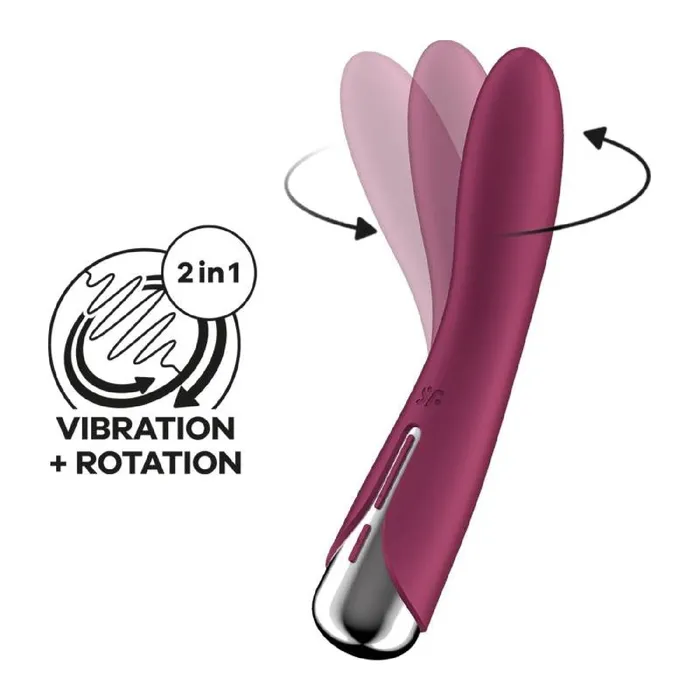 Satisfyer Spinning Vibe 1 Red Satisfyer Vibrators