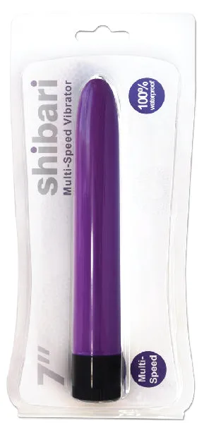 Shibari MultiSpeed Vibrator 7in Purple Shibari Vibrators