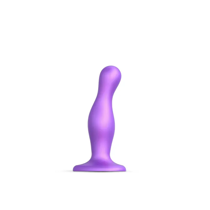 StrapOnMe StrapOnMe Curvy Plug Dil Metallic Purple Assorted Sizes Anal