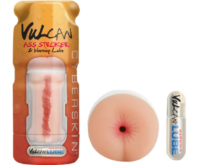 Topco Sales Male Sex Toys Vulcan Ass Stroker W Warming Lube