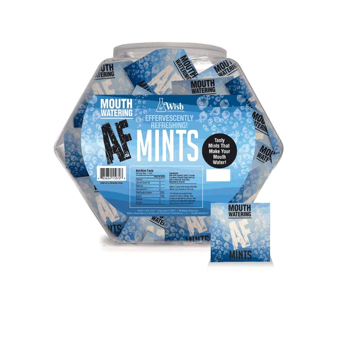 Vibrators Little Genie Mouthwatering AF Mints 100pc Display