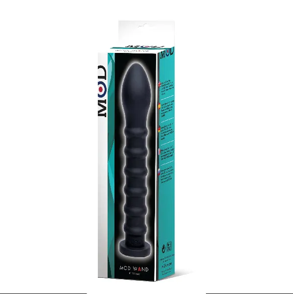 Vibrators MOD MOD Wand Ribbed Black