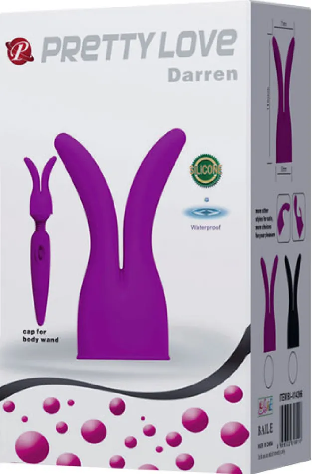 Vibrators Pretty Love Darren Massager Wand Purple