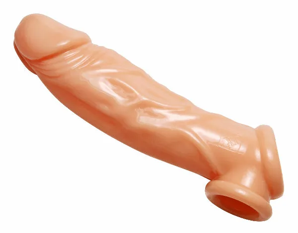 XR Brands Male Sex Toys Realistic Flesh Penis Enhancer and Ball Stretcher