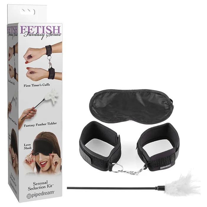 Couples Pipedream Fetish Fantasy Series Sensual Seduction Kit 3 Piece Set