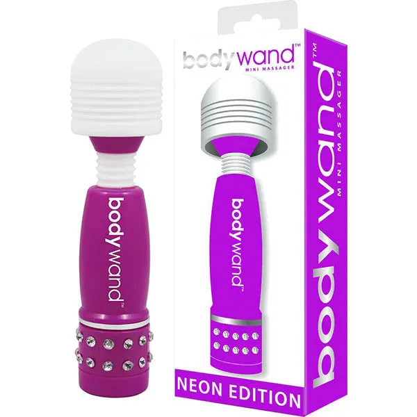 Female Sex Toys Bodywand Mini Massager Neon Edition Neon Mini Massage Wand Bodywand