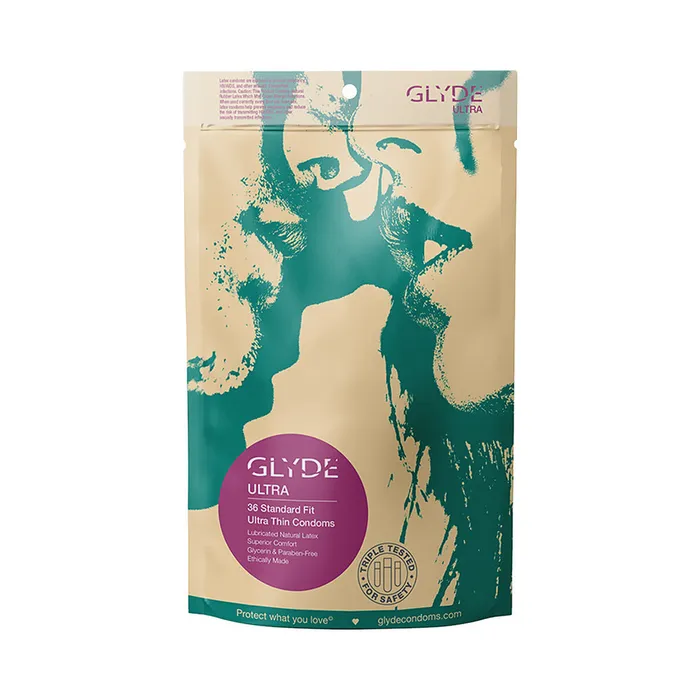 Glyde Condoms Male Sex Toys Glyde Ultra Latex Condoms 36Pack