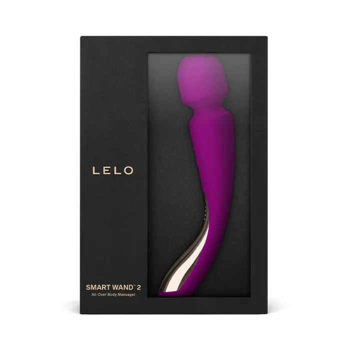 LELO Vibrators LELO SMART WAND 2 Medium Rechargeable Wand Vibrator Deep Rose