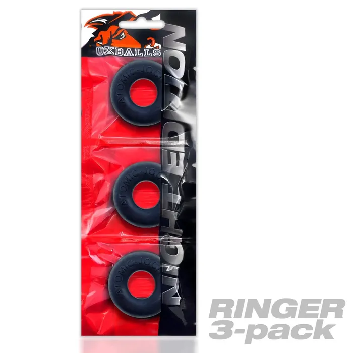 Oxballs Oxballs Ringer 3Pack Cock Ring Set Night Edition Male Sex Toys